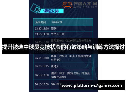 提升被选中球员竞技状态的有效策略与训练方法探讨